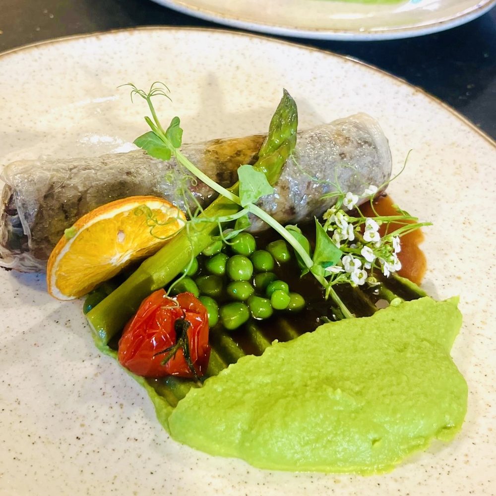 A seasonal plate, ready to serve