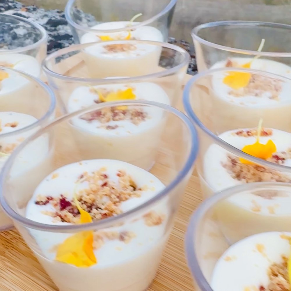 Verrines de dessert préparées à l'avance